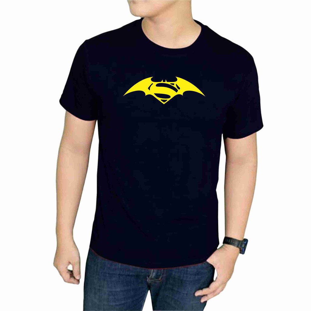 Áo Thun Cotton Họa Tiết Batman Vs Superman Cá Tính Dành Cho Nam Và Nữ / Kombed 30s