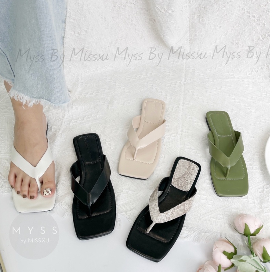 Dép kẹp nữ 1cm bệt thời trang MYSS - DE92