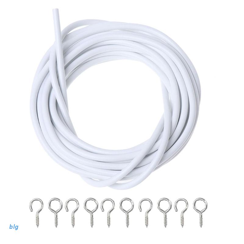 Dây treo màn cửa sổ 5 móc dài 4m