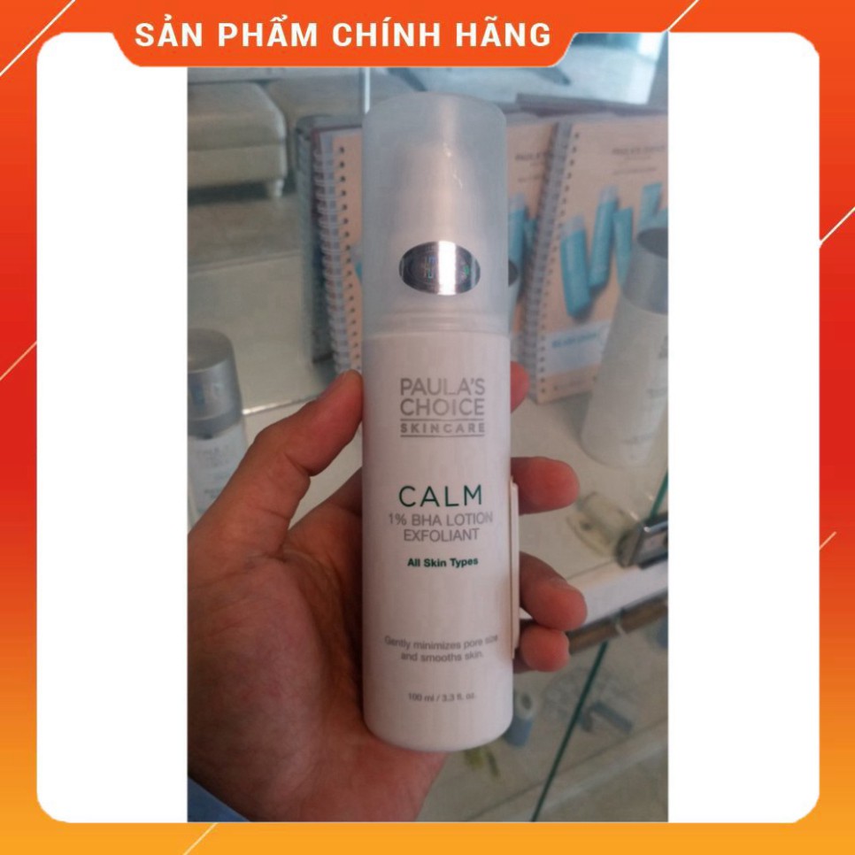 9100 Loại bỏ tế bào chết dịu nhẹ chứa 1% BHA PAULA'S CHOICE CALM REDNESS RELIEF 1% BHA LOTION EXFOLIANT 100ml