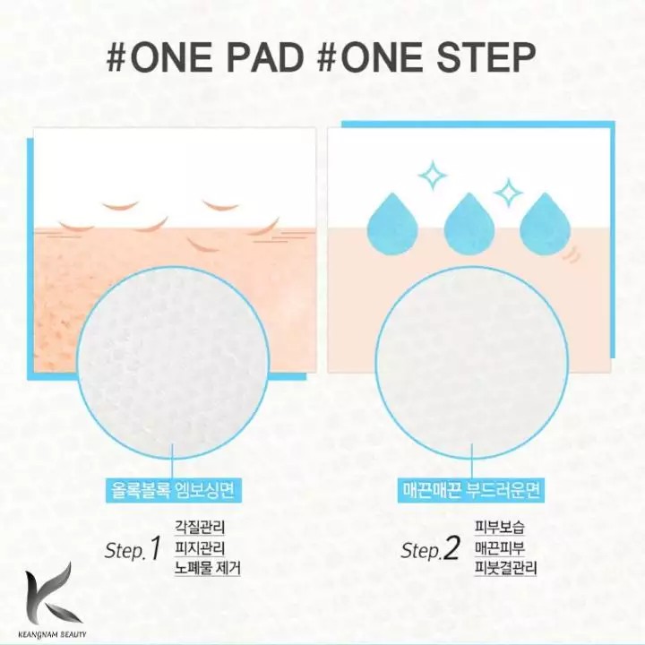 Bông cấp ẩm cho da dạng miếng Cosrx One Step Moisture Up Pad 70 miếng