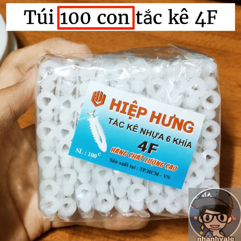 Túi 100 con tắc kê 4F