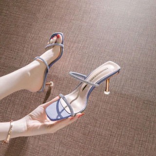 (hàng order)sandal quai mảnh bling bling