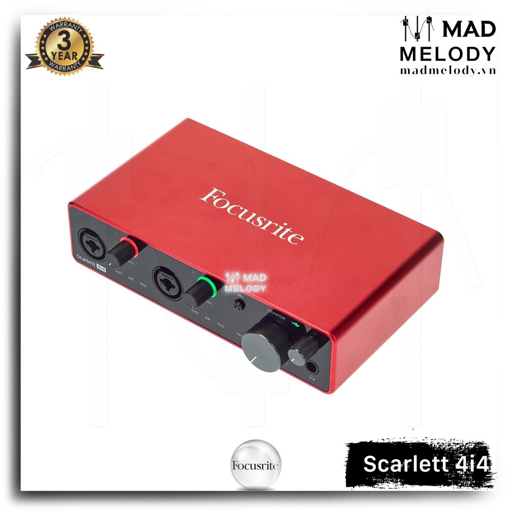 Focusrite Scarlett 4i4 USB Audio Interface