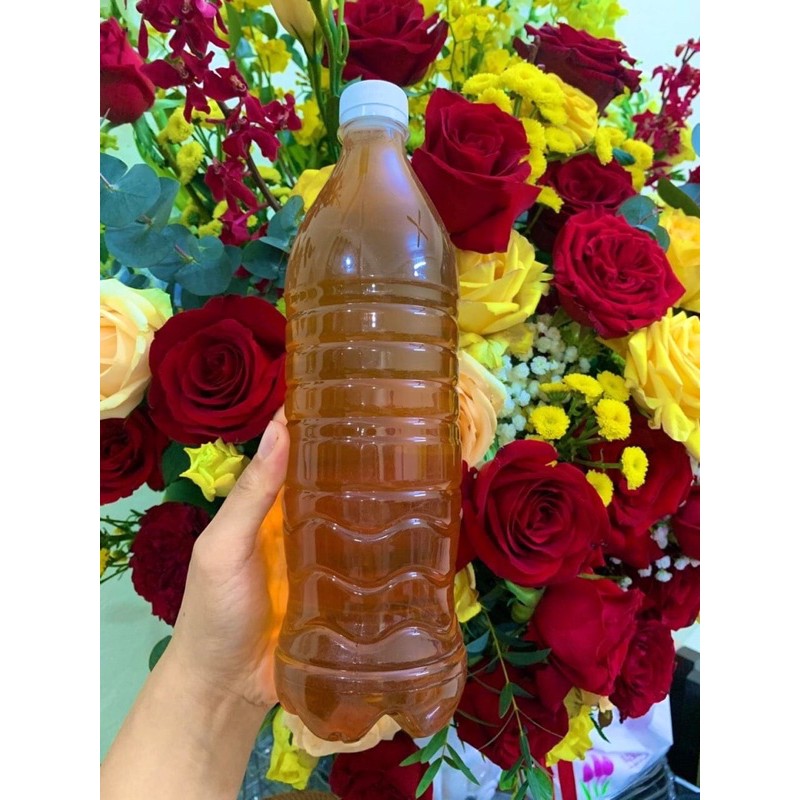 1 LÍT MẬT ONG HOA VẢI ĐẦU MÙA CHUẨN LỤC NGẠN BẮC GIANG SÁNH ĐẶC