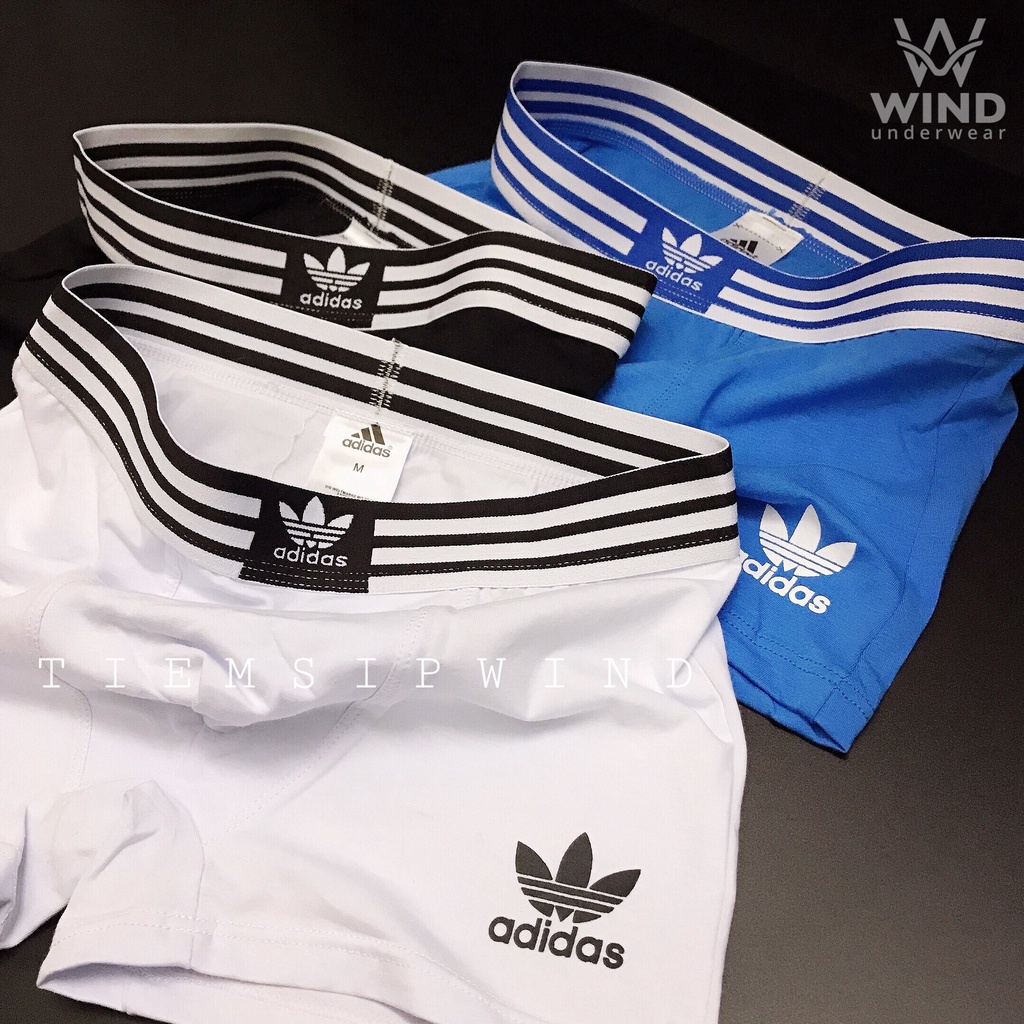 Quần lót nam boxer, sịp đùi nam cao cấp đẹp chất cotton co giãn 4 chiều siêu thấm hút mồ hôi WIND ADI001