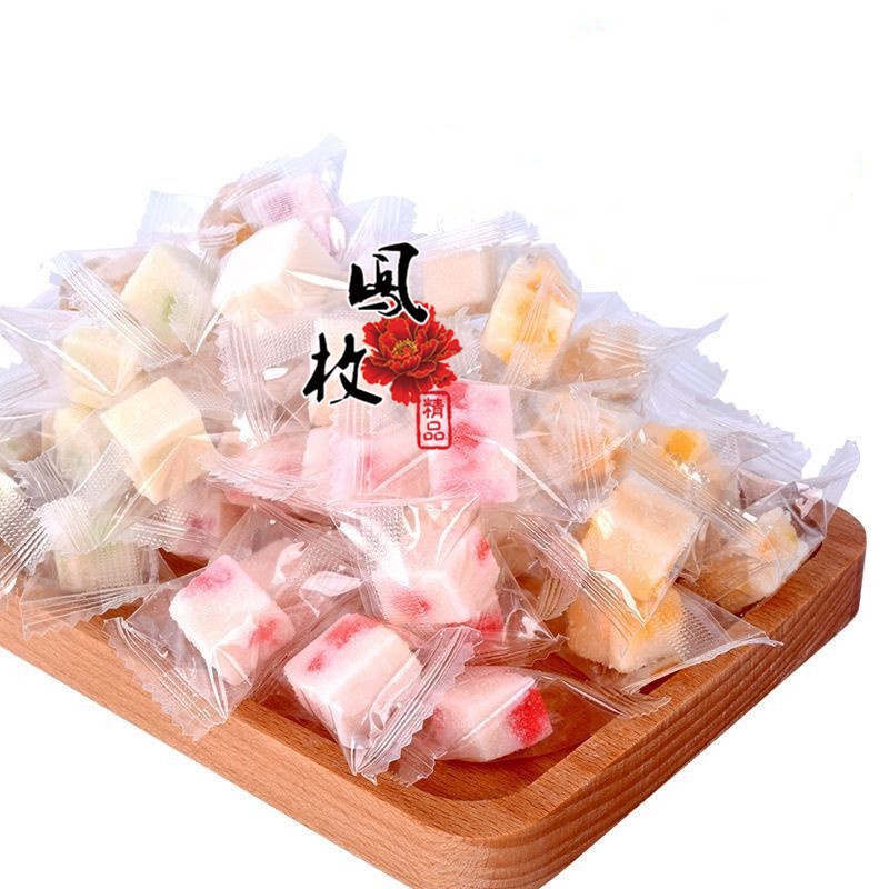 [ siêu ngon ] Combo 1000g kẹo dẻo soài/ dâu tây Khối bánh mềm bọc đường chua ngọt cực kỳ ngon