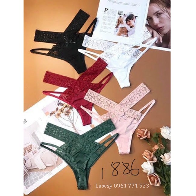 QUẦN LÓT NỮ LỌT KHE CAO CẤP SANG CHẢNH siêu sexy gợi cảm màu đen đỏ trắng xanh hồng - Shop đồ lót nữ đẹp | BigBuy360 - bigbuy360.vn
