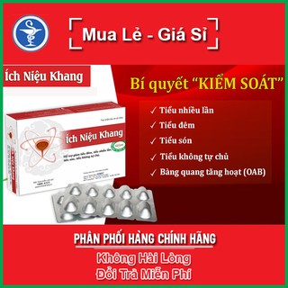 Ích Niệu Khang Hộp 20 viên - Tiểu Nhiều Lần Do Bàng Quang Tăng Hoạt OAB – yespharmacy