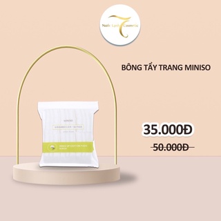 Bông Tẩy Trang Nhật Bản Cao Cấp Miniso Gói Lớn 180 Miếng