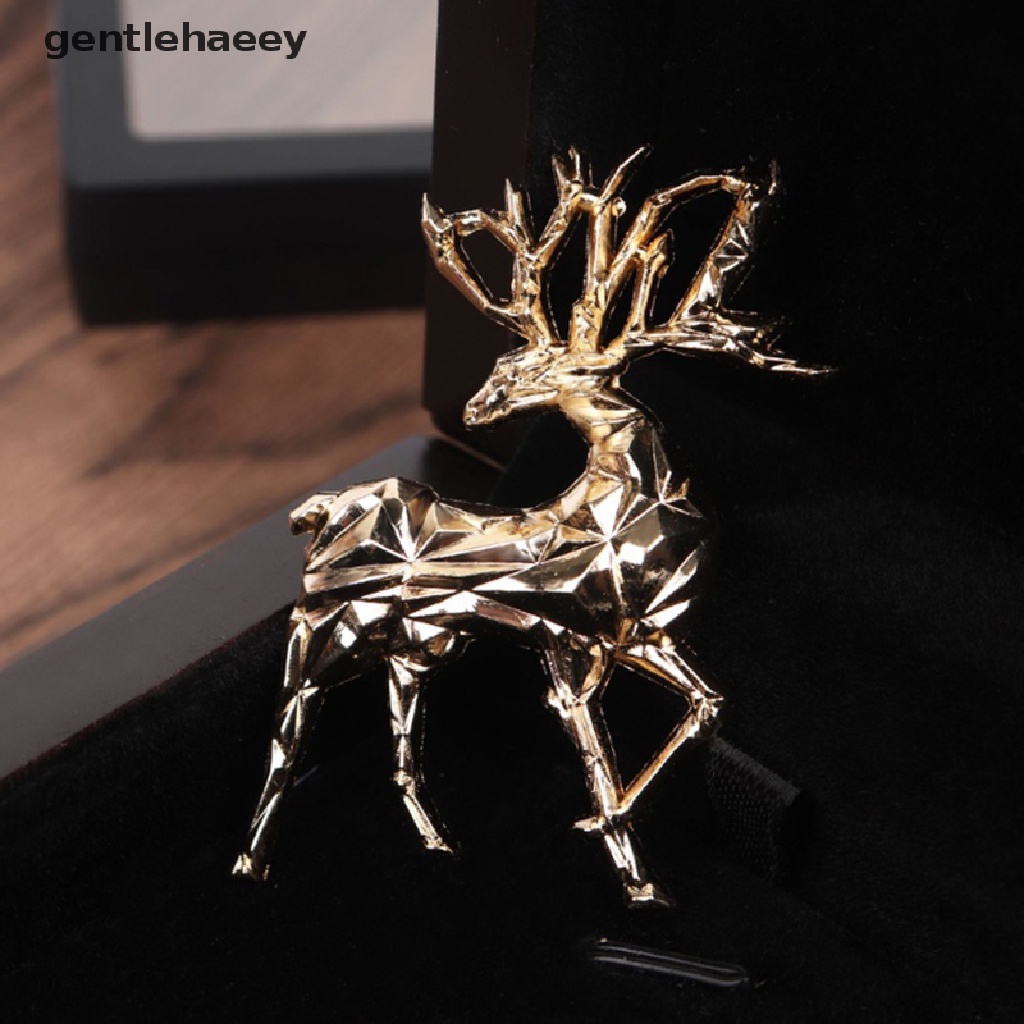 Trâm cài áo hình tuần lộc giáng sinh màu vàng dễ thương xinh xắn đa năng