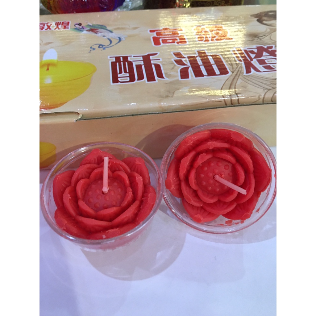 Nến tealight sen 10 tiếng   - Văn phòng phẩm Nhơn Phát