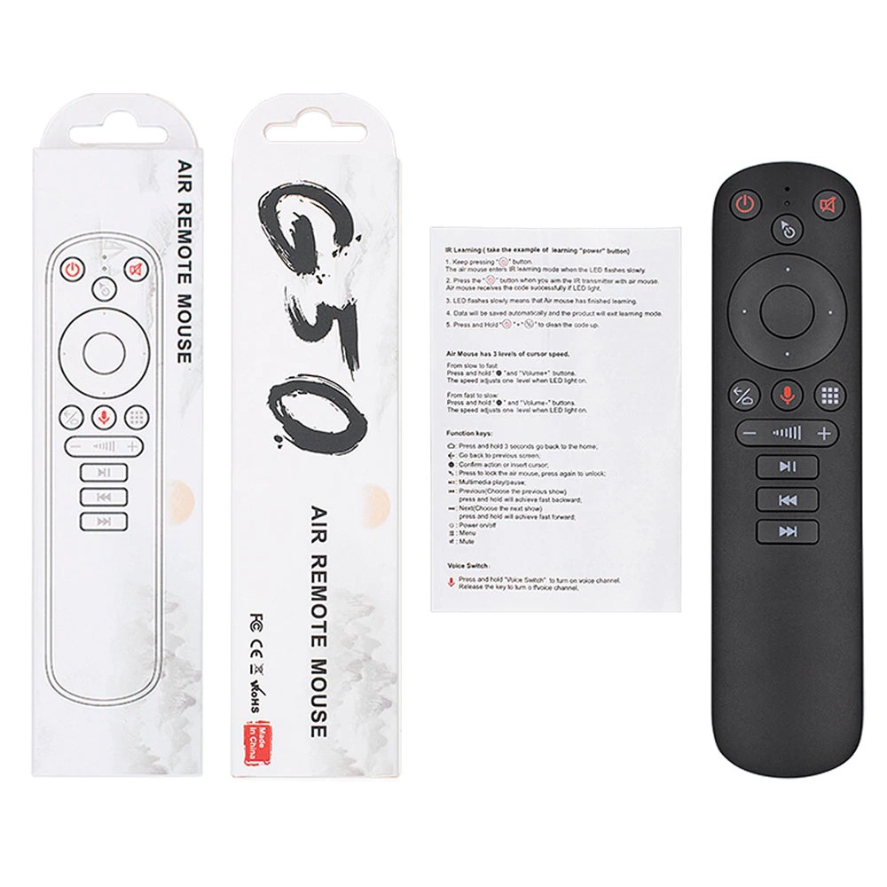 Điều khiển chuột bay tìm kiếm giọng nói một chạm Remote Mouse Air G50s