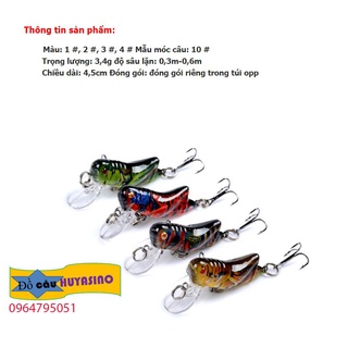 Mồi lure côn trùng con châu chấu ss3