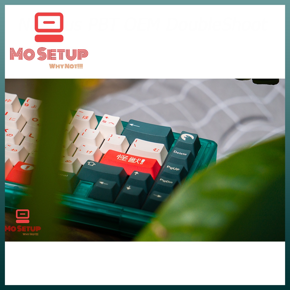 Keycap bàn phím cơ_GMK Kaiju Clone PBT Dyesub Cherry Profile_Dành cho các layout.