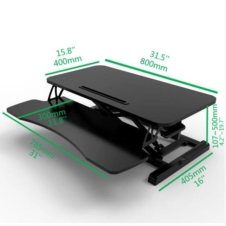 BỘ CHUYỂN ĐỔI BÀN ĐỨNG, BÀN CHUYỂN ĐỔI NÂNG HẠ MÁY TÍNH ERGONOMIC VAKA TT200