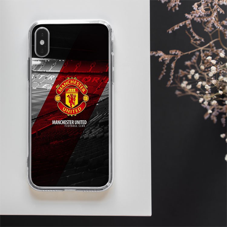 Ốp lưng logo MUFC Old Trafford cho Iphone 5 6 7 8 Plus 11 12 Pro Max X Xr MAN20210030