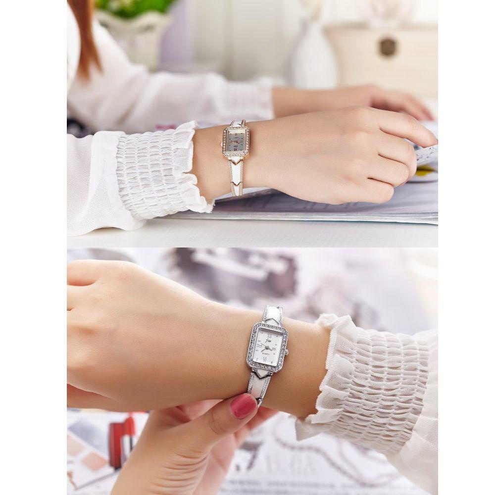 MELODG Đồng Hồ Đeo Tay Dây Da Phong Cách Đơn Giản Thời Trang Cho Nữ|Đồng Hồ Đeo Tay Thời Trang