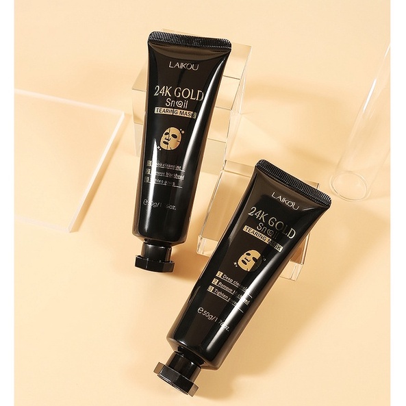 Tuýp Mặt Nạ Bôi Mặt Lột Mụn LAIKOU24K GOLDEN 89597 - HÀNG MỚI VỀ