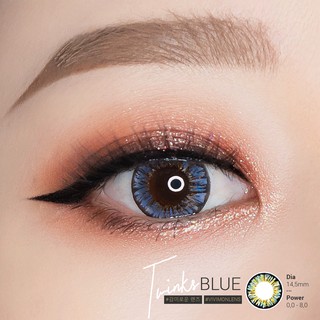 Kính áp tròng Hàn Quốc VIVIMOON Twink Blue/Brown 14.5 mm