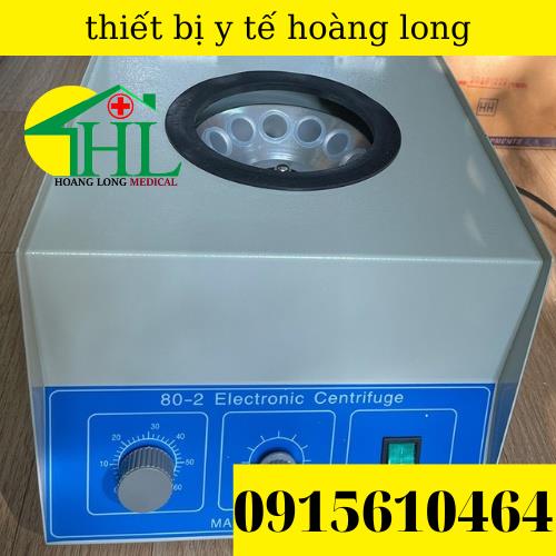 Máy Ly Tâm 12 Ống Cơ 80-2 Có Núm Hẹn Giờ - Máy Tách Huyết Tương Huyết Thanh Spa