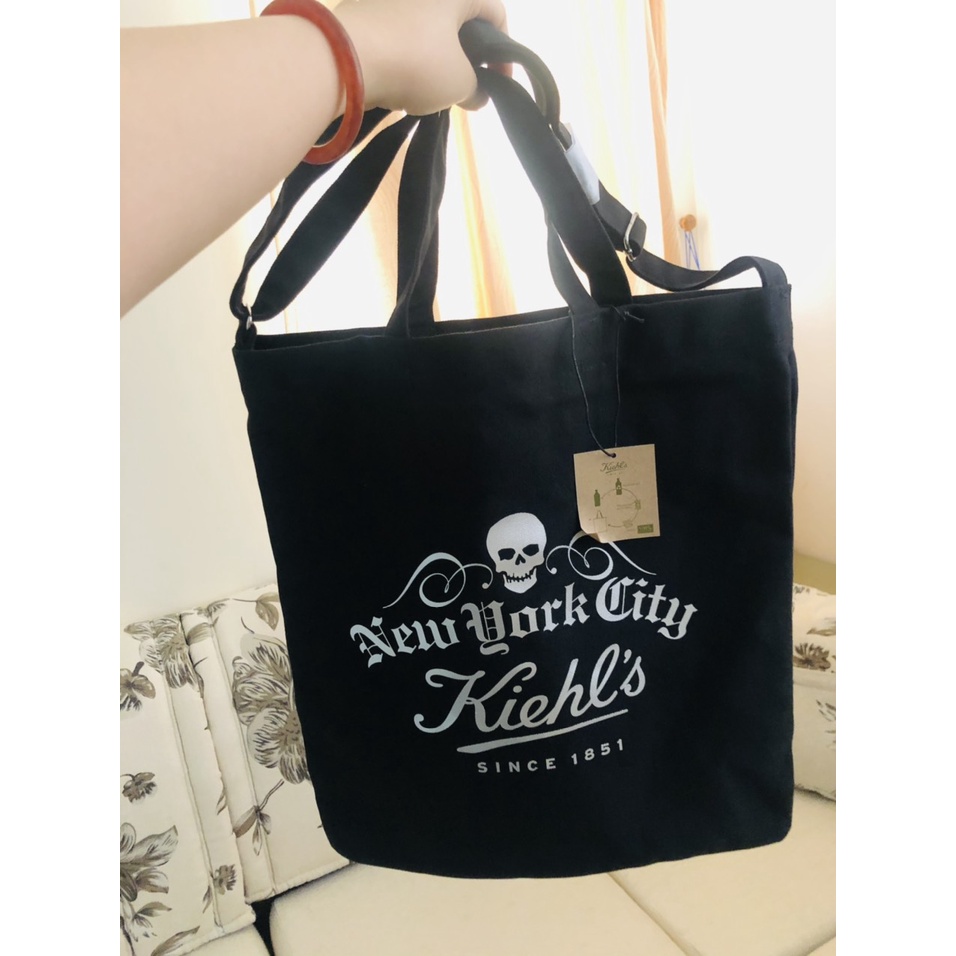 Túi mỹ phẩm vải canvas Tote Kiels, Sulwhasoo, Hera chính hãng