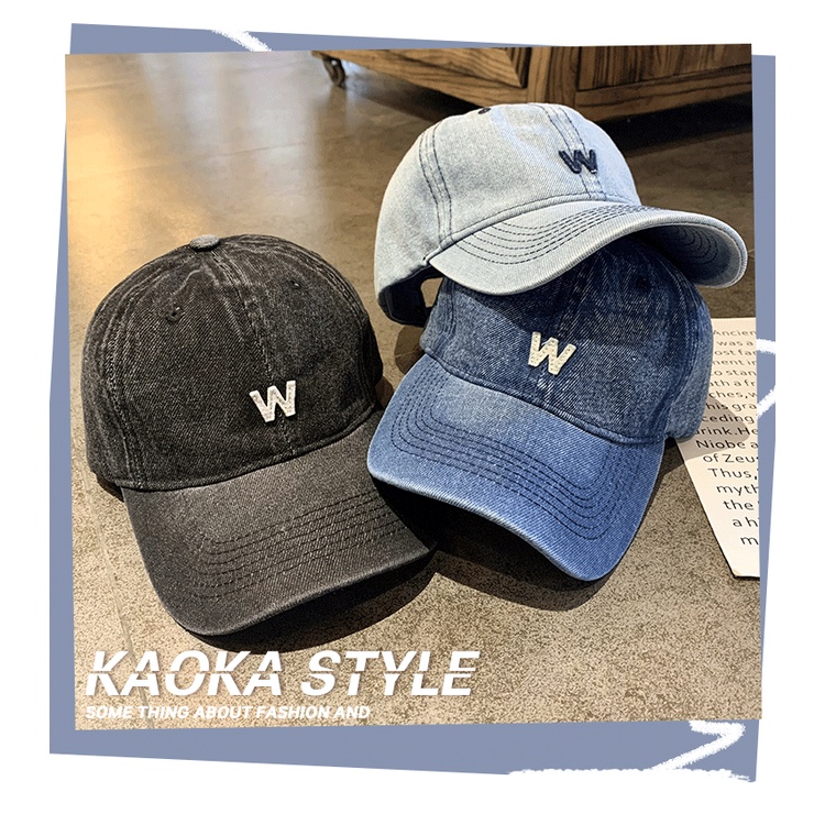 Mũ Lưỡi Trai Cao Bồi Thêu Chữ Thời Trang Hàn Quốc