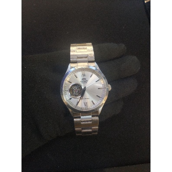 Dây Đồng Hồ Kim Loại Orient Oyster thép không gỉ Khóa 2 Lớp Đầu Tai Ôm