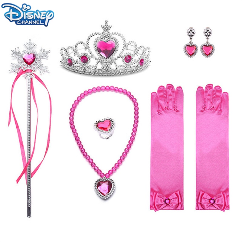 Bộ Phụ Kiện Hóa Trang Công Chúa Anna Elsa Xinh Xắn Cho Bé Gái