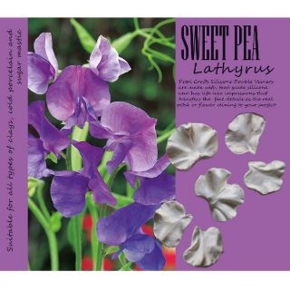 Sweet Pea - Khuôn vân nhựa dẻo hoa đất lấy vân 2 mặt