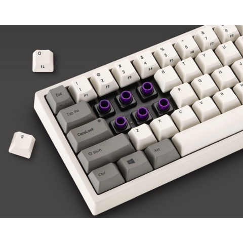 Bàn Phím Cơ Có Dây Leopold FC660C White Grey Silent Topre Switch Hàng Chính Hãng