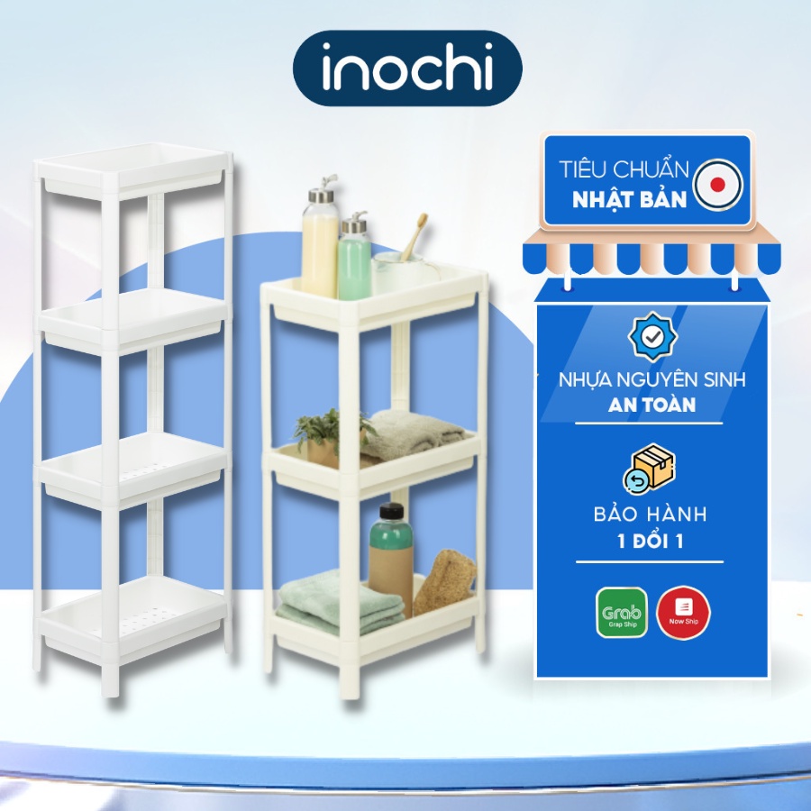 Kệ Để Đồ Nhà Tắm 4 Tầng INOCHI Dùng Đựng Đồ Phòng Tắm Hoặc Làm Giá Để Đồ Phòng Ngủ