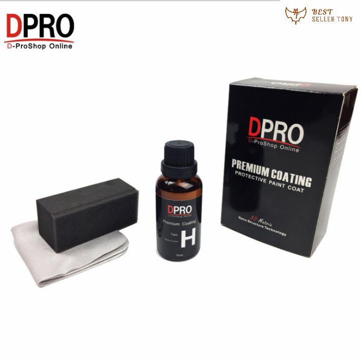 Libishop - Bộ phủ bóng xe hơi DPRO Platium Nhật Bản cao cấp -