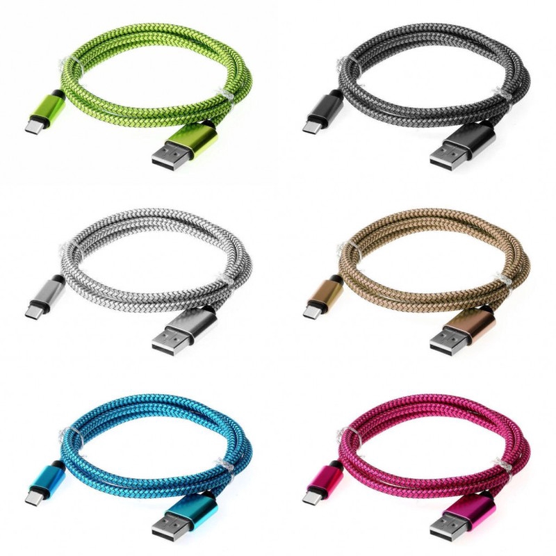 Dây cáp sạc USB loại C dài 0.3m / 1m / 2m dành cho Samsung Huawei