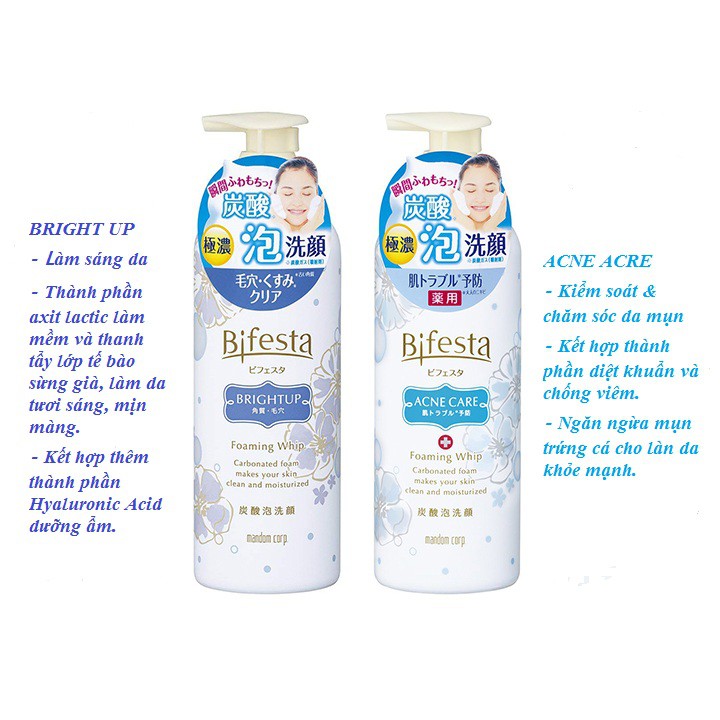 Sữa Rửa Mặt Tạo Bọt Carbonate Bifesta