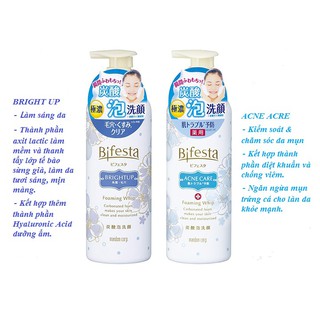 Sữa Rửa Mặt Tạo Bọt Carbonate Bifesta