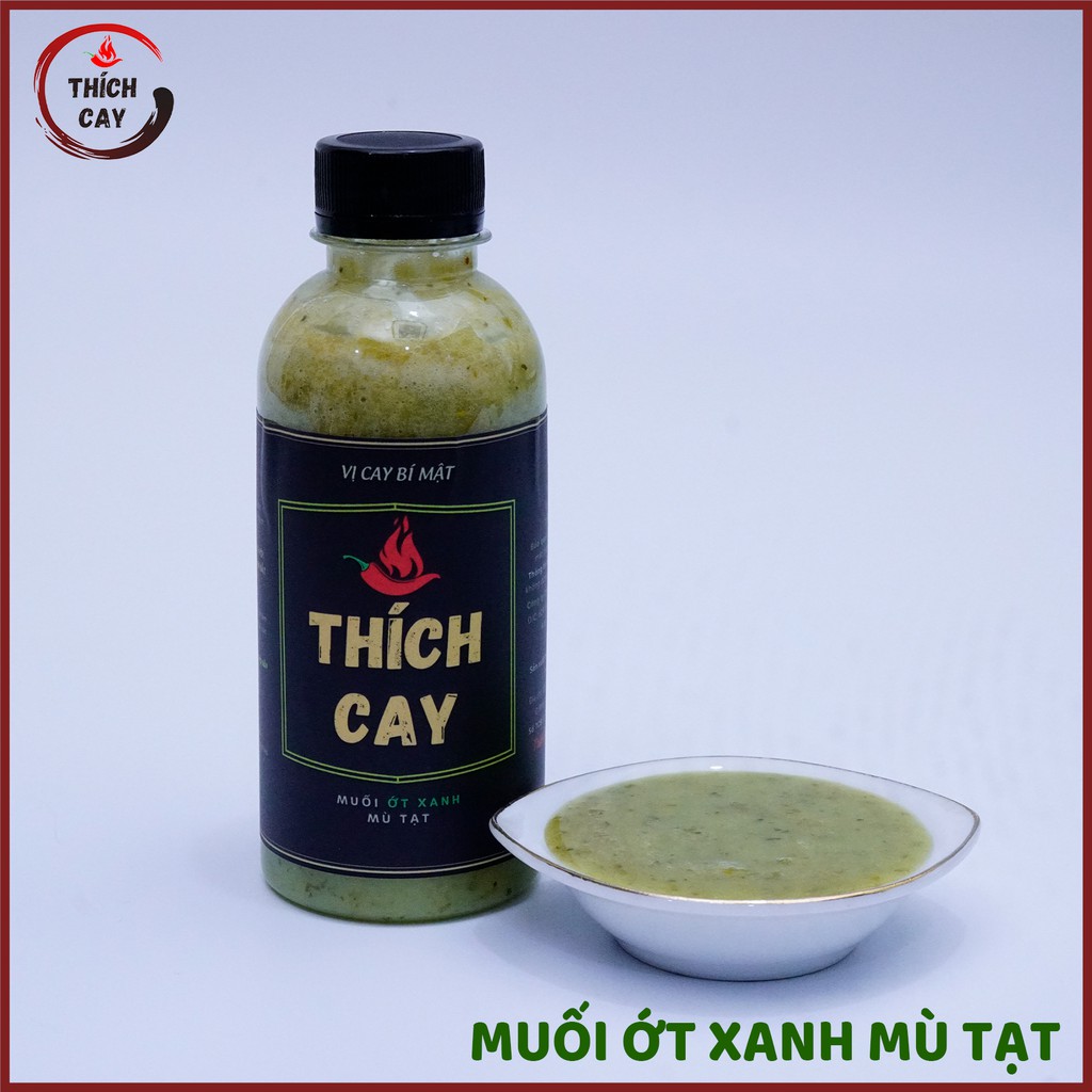 Nước chấm xanh Thích Cay,  hải sản mù tạt, ớt xanh, tương chấm cay nòng, ăn lẩu | BigBuy360 - bigbuy360.vn