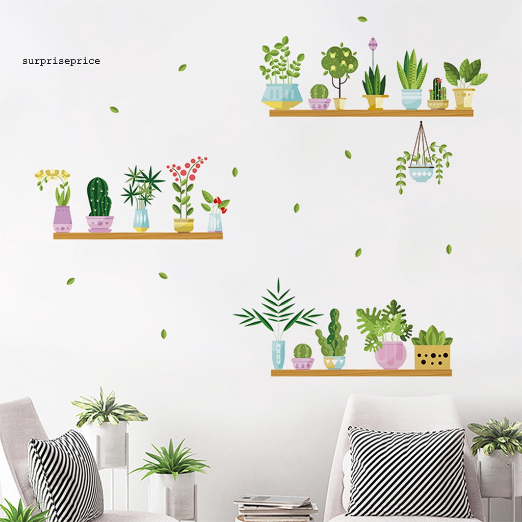 Decal dán tường Tự Dính Họa Tiết Cây Xanh Bắt Mắt Sành Điệu