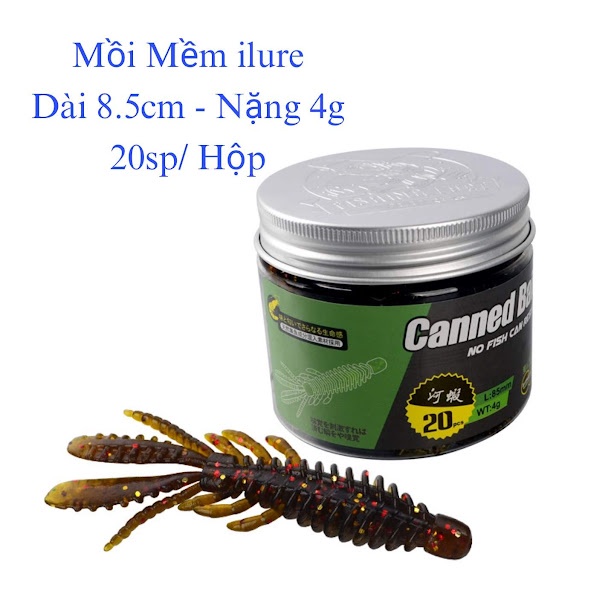 Mồi Mềm iLure - Mồi Mềm Hình Tôm Tích Chuyển Động Siêu Đẹp - Chuyên Lóc - Lưỡi Ar15 S34