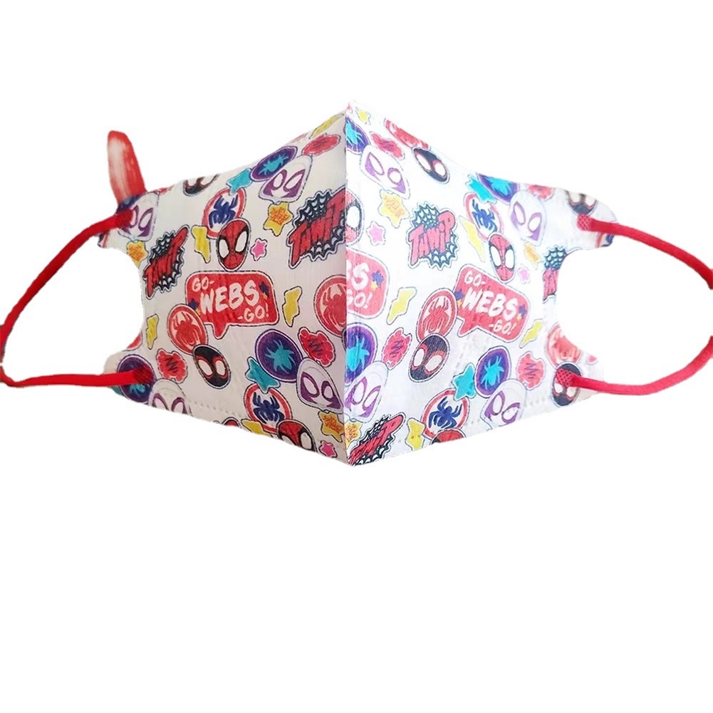 Sẵn Sàng Cổ 10 Chiếc Hoạt Hình Dùng Một Lần Bảo Vệ Mặt Nạ 3d 3 Lớp Thoáng Khí Mặt Nạ Dành Cho Trẻ Em