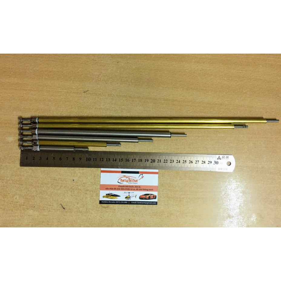 Saigontoyvn Trục nối từ động cơ tới chân vịt của tàu đủ kích cỡ lõi 4mm NEW