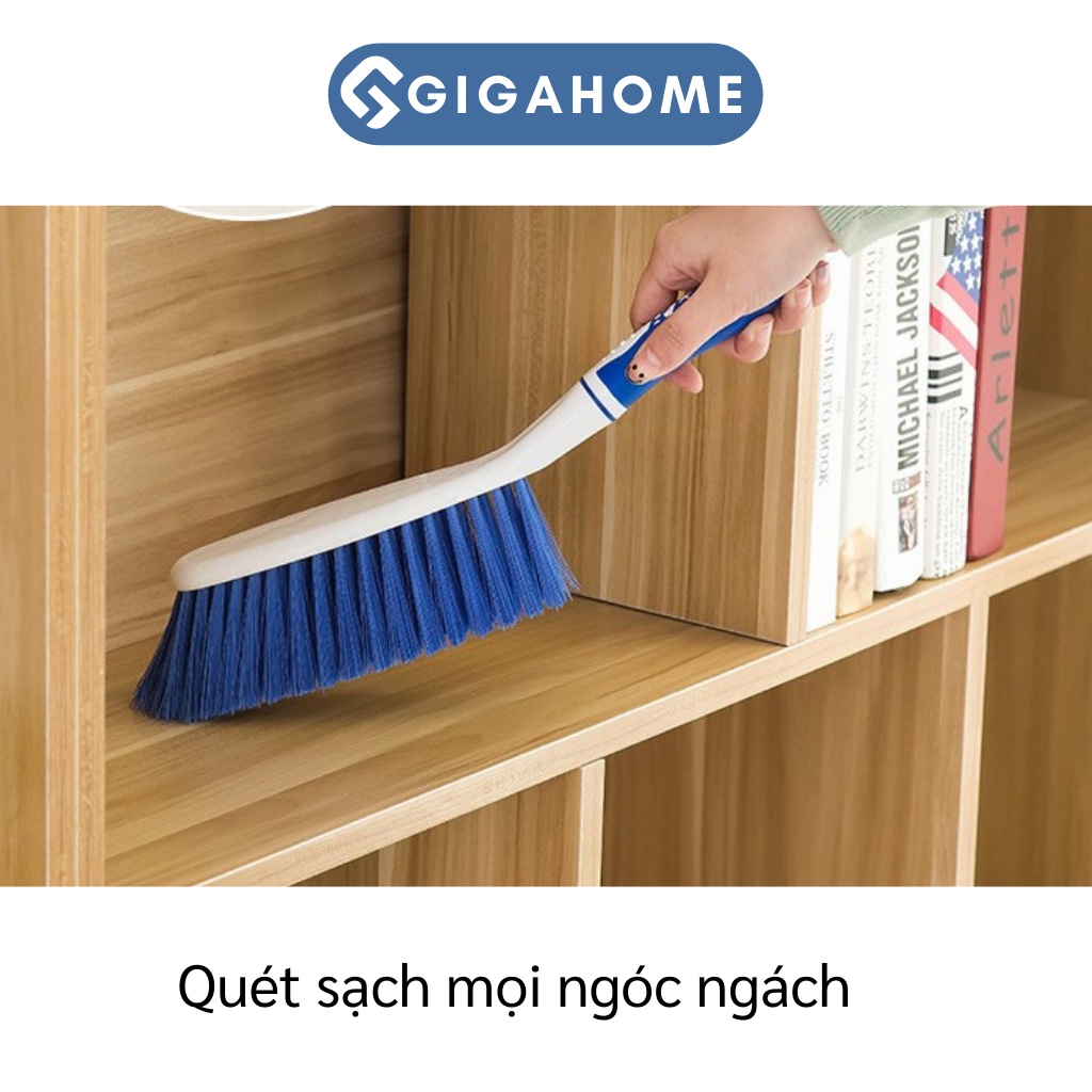 Chổi Nhựa Quét Bụi Ghế Sofa, Thảm Đa Năng GIGAHOME Tay Cầm Bọc Cao Su 4004