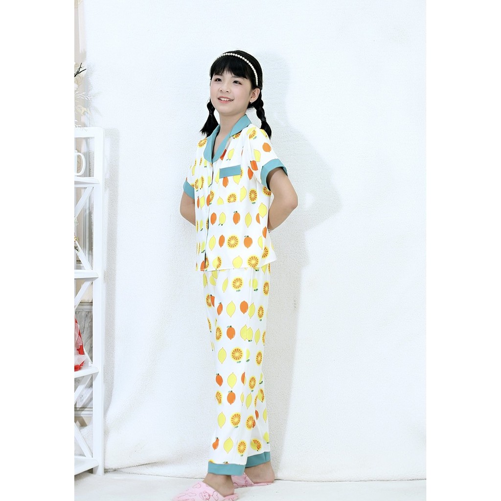 Pijama cho bé trai và gái vải Lụa cao cấp mềm đẹp thoáng mát size 14-42kg Nhiều họa tiết 237