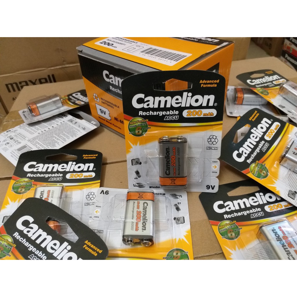 Pin sạc 9V  Camelion  200mAh