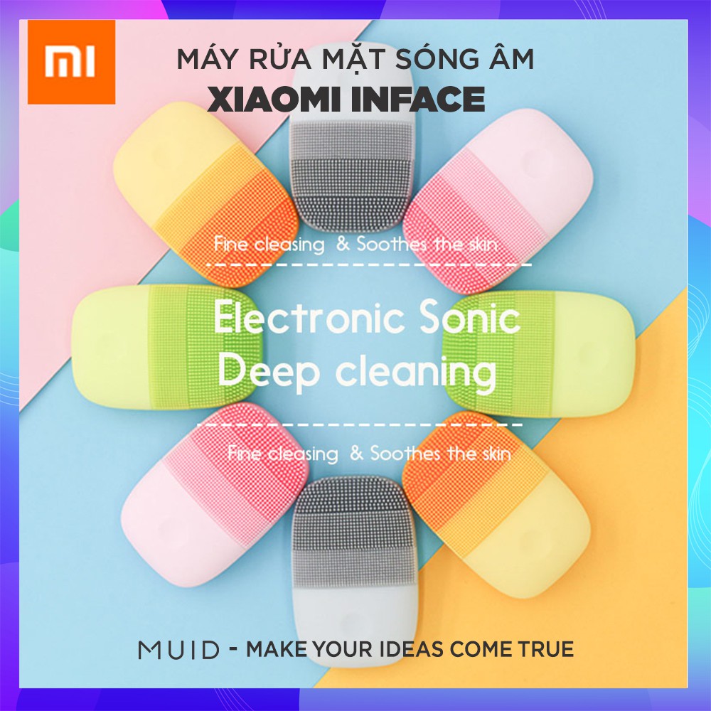 Máy rửa mặt Xiaomi inFace MS2000 Gen1 làm sạch mặt bằng sóng âm Chính Hãng