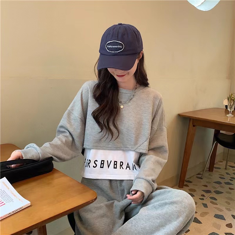 Áo Sweater Thể Thao Thiết Kế Mới Thời Trang Theo Phong Cách Hàn Quốc Cho Nữ