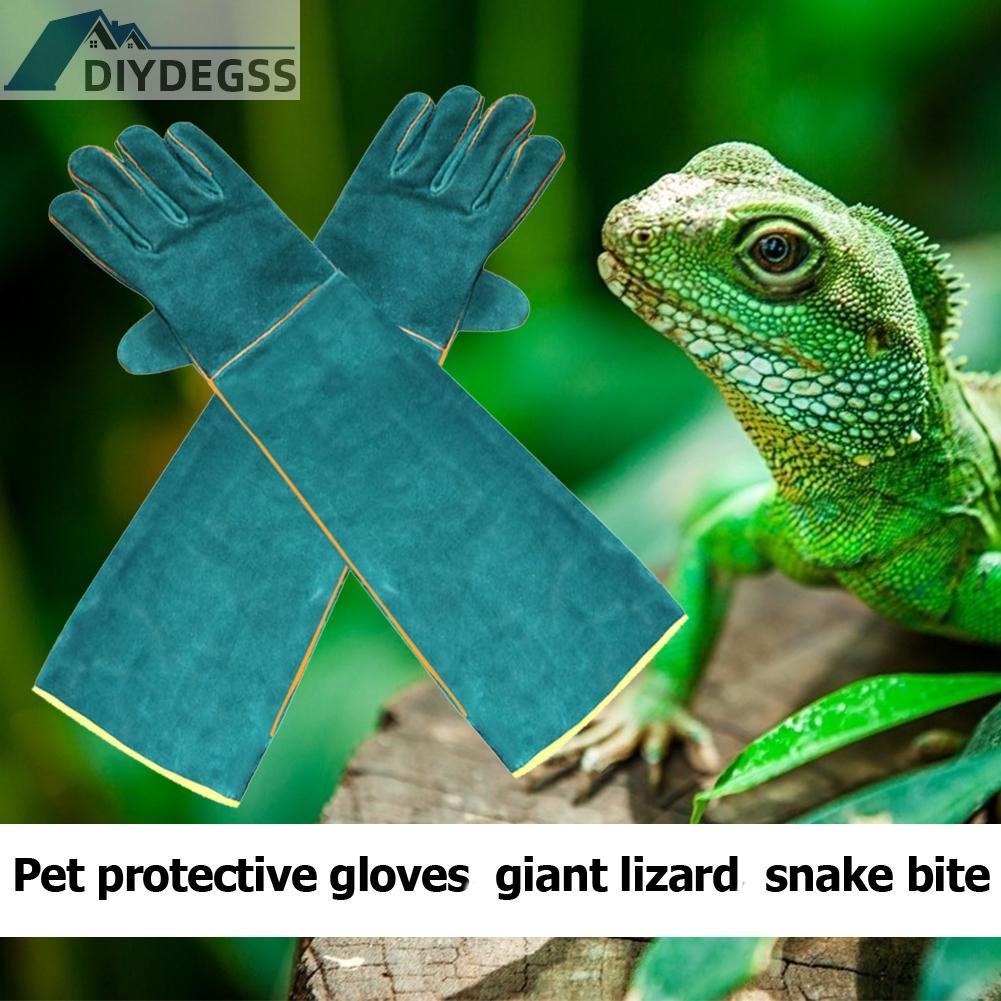 Diydegss2 1 Pair Anti-bite Gloves for Catch Dog Cat Pet Grasping Protective Gloves