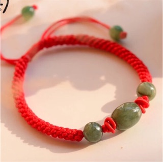 Vòng Tay Chỉ Đỏ Mix Charm Trụ