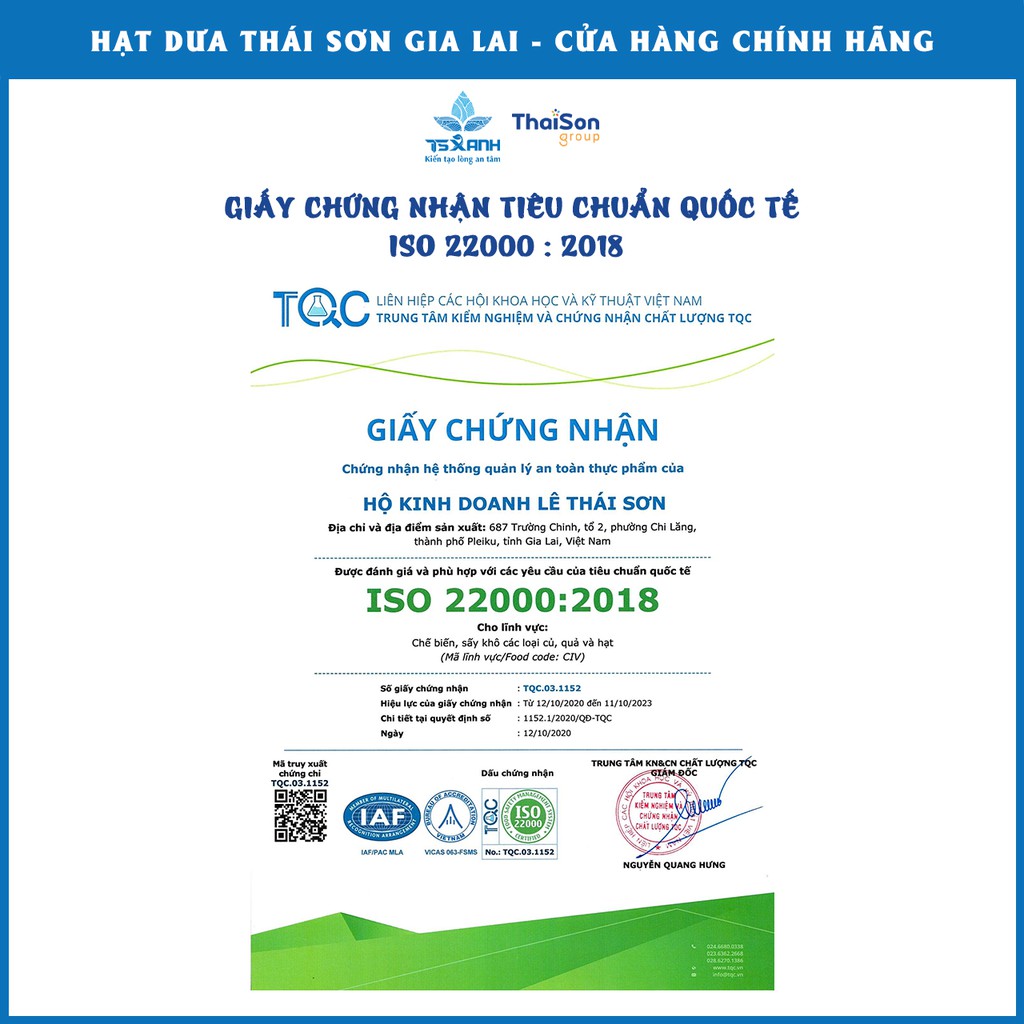Hạt Dưa Thái Sơn Gia Lai ( Loại Bì Dày Màu Vàng 500Gr ) | BigBuy360 - bigbuy360.vn
