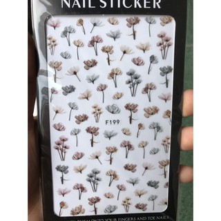 [Sỉ] 50 túi Sticker dán móng (inb chọn mẫu)